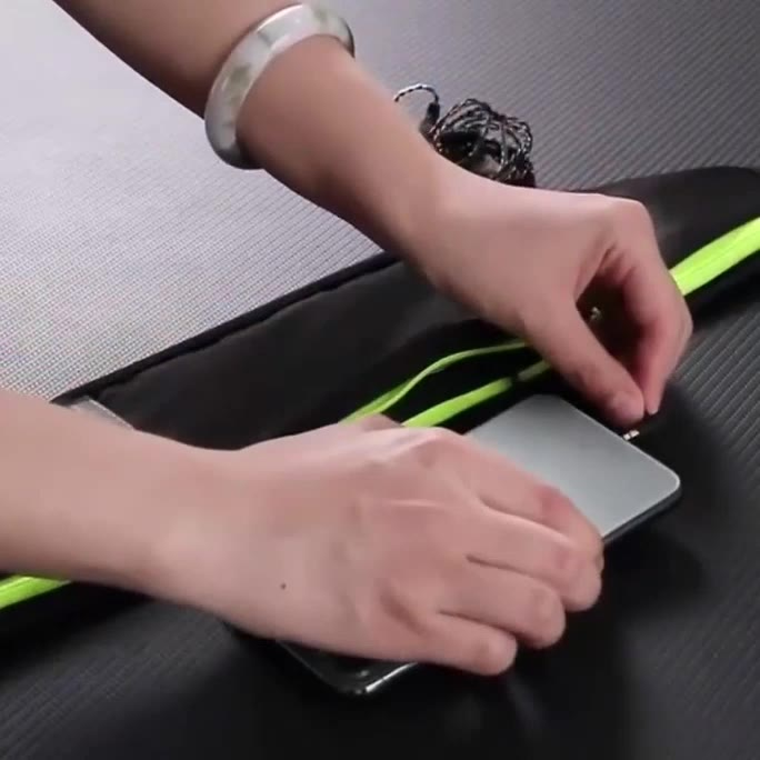 Pochete Esportiva Corrida Caminhada Bike Porta Celular Impermeável Slim Unissex