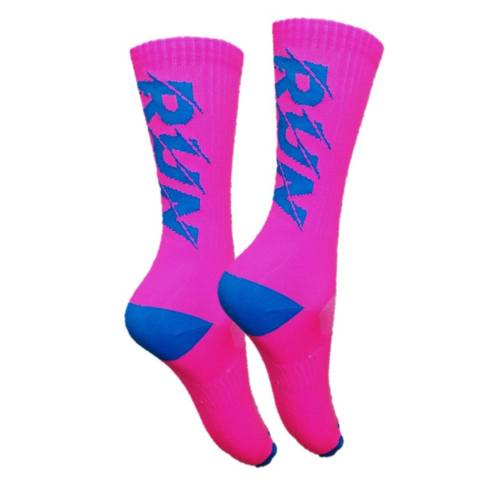 Meia Cano Alto Run Corrida Com Compressão 0105