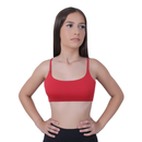 Top Academia Fitness Duplo Com Bojo P M G GG G1 Plus Size Alça Fina Suplex Poliamida Compressão