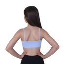 Top Academia Fitness Duplo Com Bojo P M G GG G1 Plus Size Alça Fina Suplex Poliamida Compressão