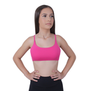 Top Academia Fitness Duplo Com Bojo P M G GG G1 Plus Size Alça Fina Suplex Poliamida Compressão