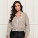 Jaqueta Feminina Microfibra Resistente à Água e Proteção UV