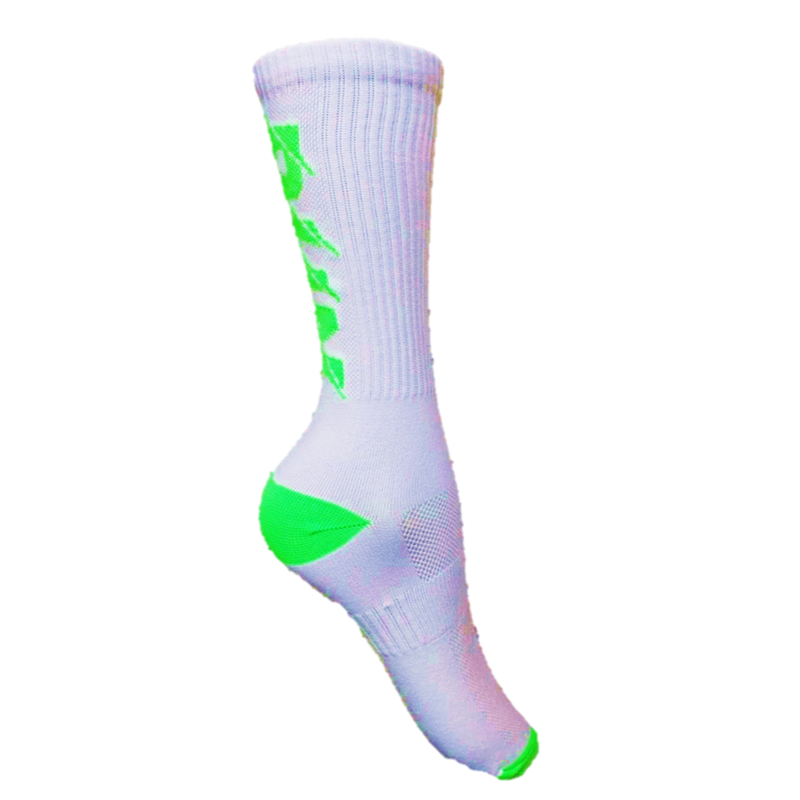 Meia Cano Alto Run com Compressão