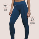 Calça Legging Com Cós De Silicone