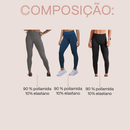 Calça Legging Com Cós De Silicone