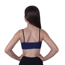 Top Academia Fitness Duplo Com Bojo P M G GG G1 Plus Size Alça Fina Suplex Poliamida Compressão