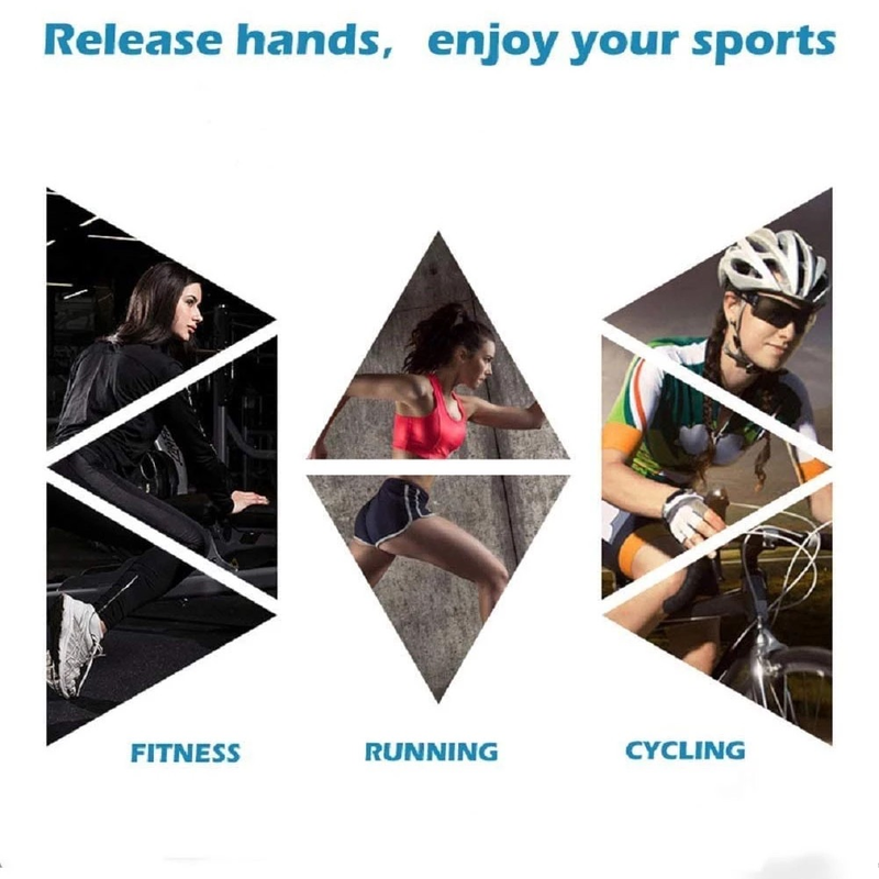 Pochete Fitness Braçadeira Titular Do Telefone Móvel: Prova De Sour, Adequado para Feminino e Masculino