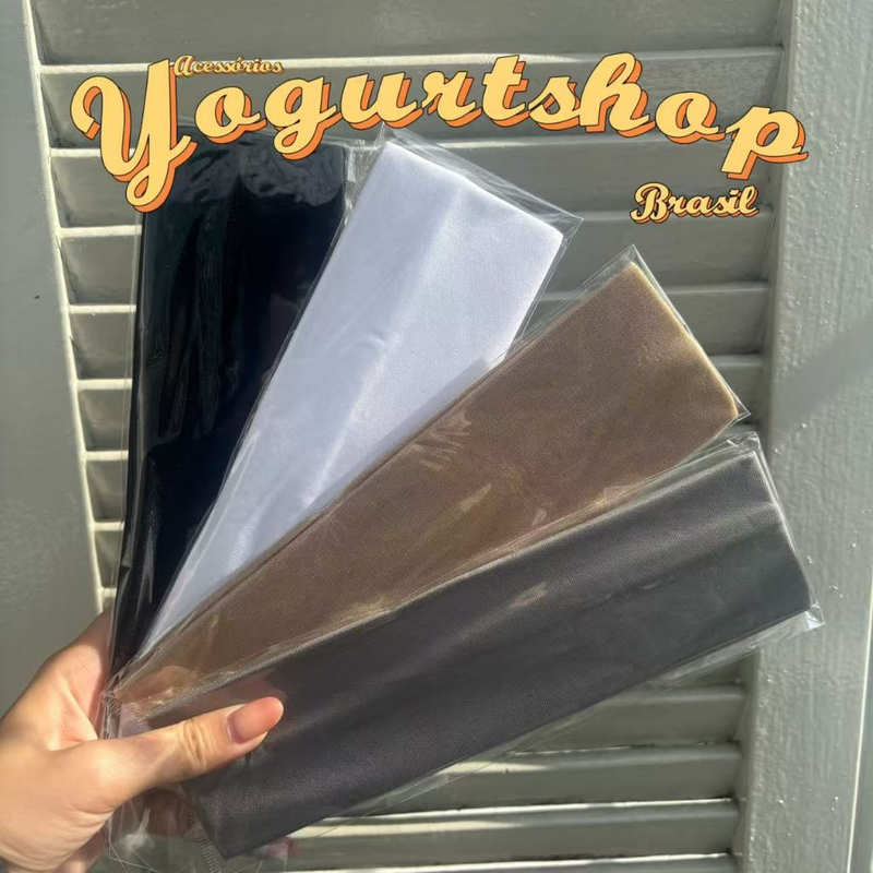 Kit 12 Faixas De Cabelo Penteados E Esportes Com Preto Branco e Colorido