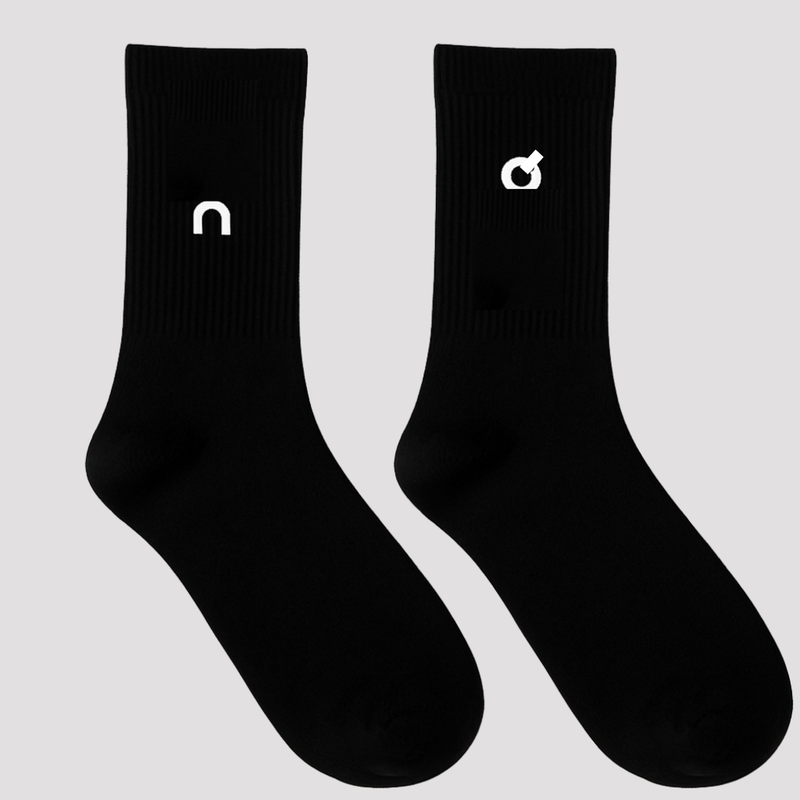 Kit Meia Cano Alto Corrida On Academia Cano Longo