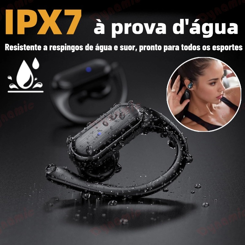 Vitog A520 Fones De Ouvido Controle Toque Bluetooth 5.3 HiFI Estéreo À Prova Dwireless Água TWS Fone Esportes Sem Fio Co