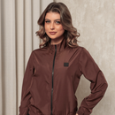 Jaqueta Feminina Microfibra Resistente à Água e Proteção UV