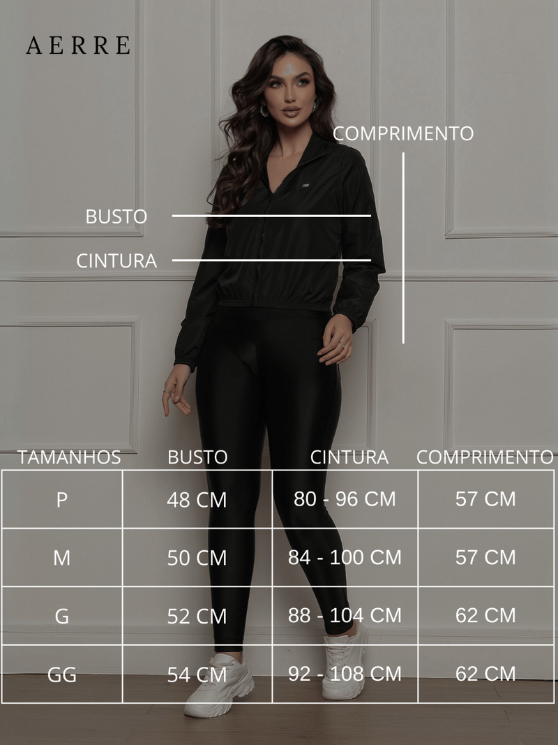 Jaqueta Feminina Microfibra Resistente à Água e Proteção UV