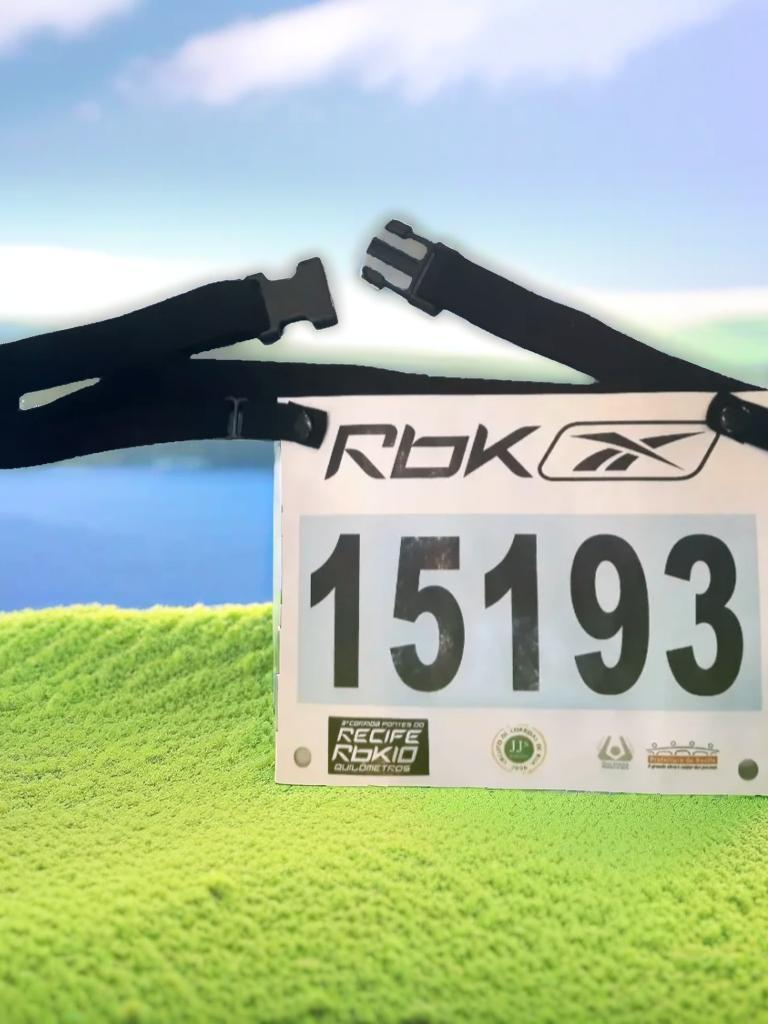 Fixa Número De Cintura Elástico Corrida Ciclismo Caminhada