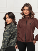 Jaqueta Feminina Microfibra Resistente à Água e Proteção UV