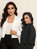 Jaqueta Feminina Microfibra Resistente à Água e Proteção UV