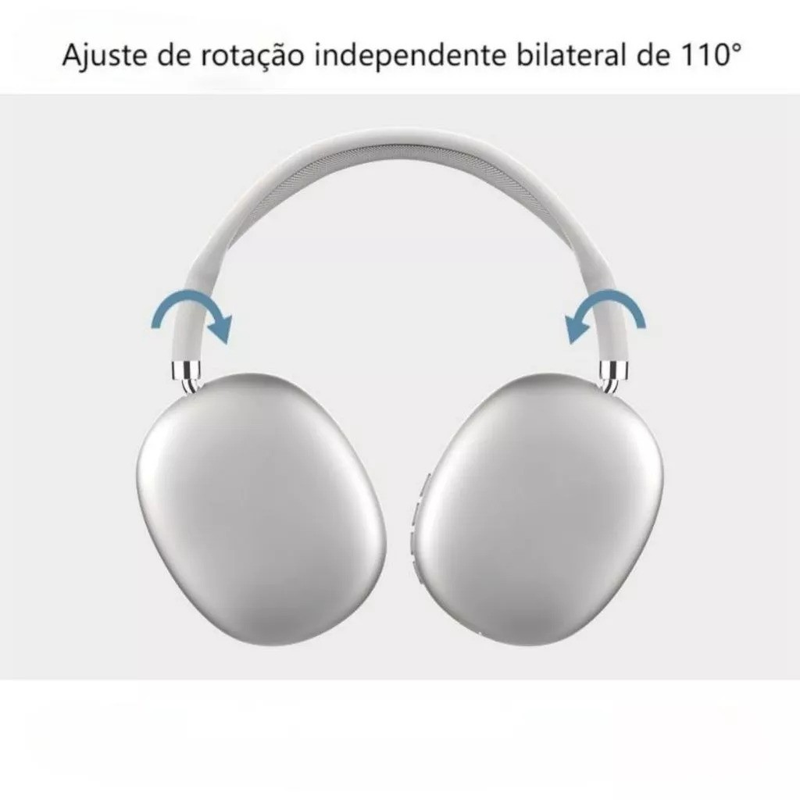 Fone de ouvido Bluetooth Sem Fio Headphone Bluetooth Recarregável P9 Top Casual Esportivo