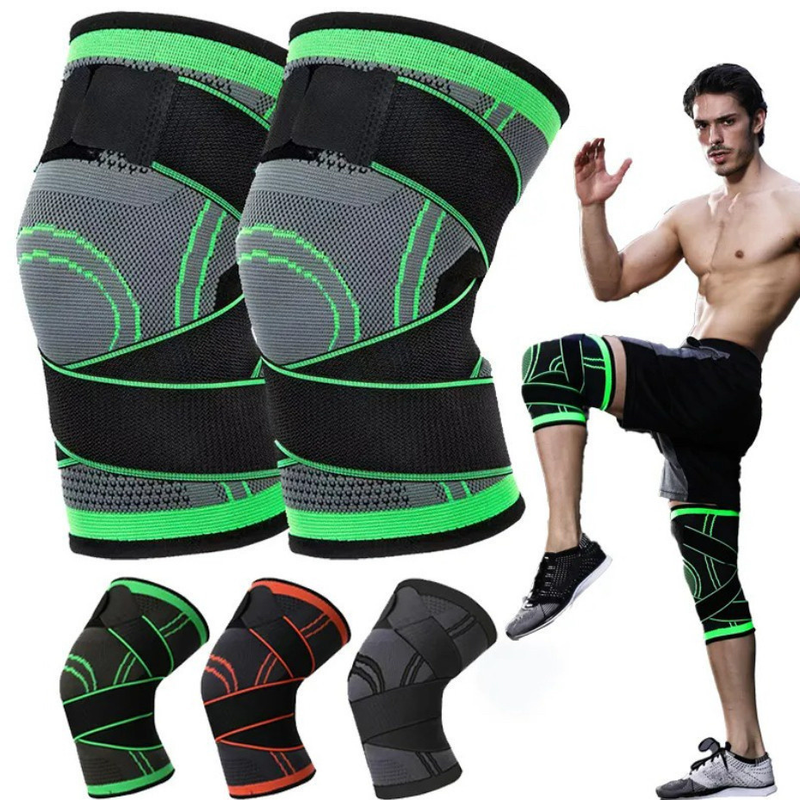 Kit 2 Joelheiras De Compressão Tensor Alívio De Dor No Joelho yihan