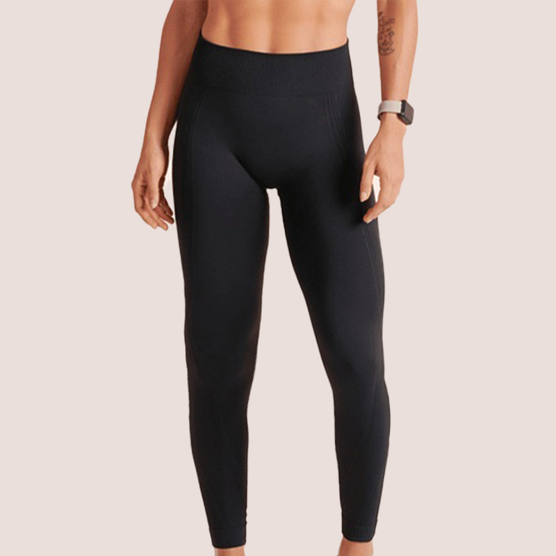 Calça Legging Com Cós De Silicone
